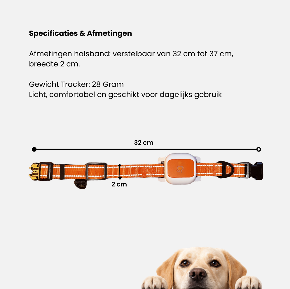 Smart Pet Locator - GPS halsband