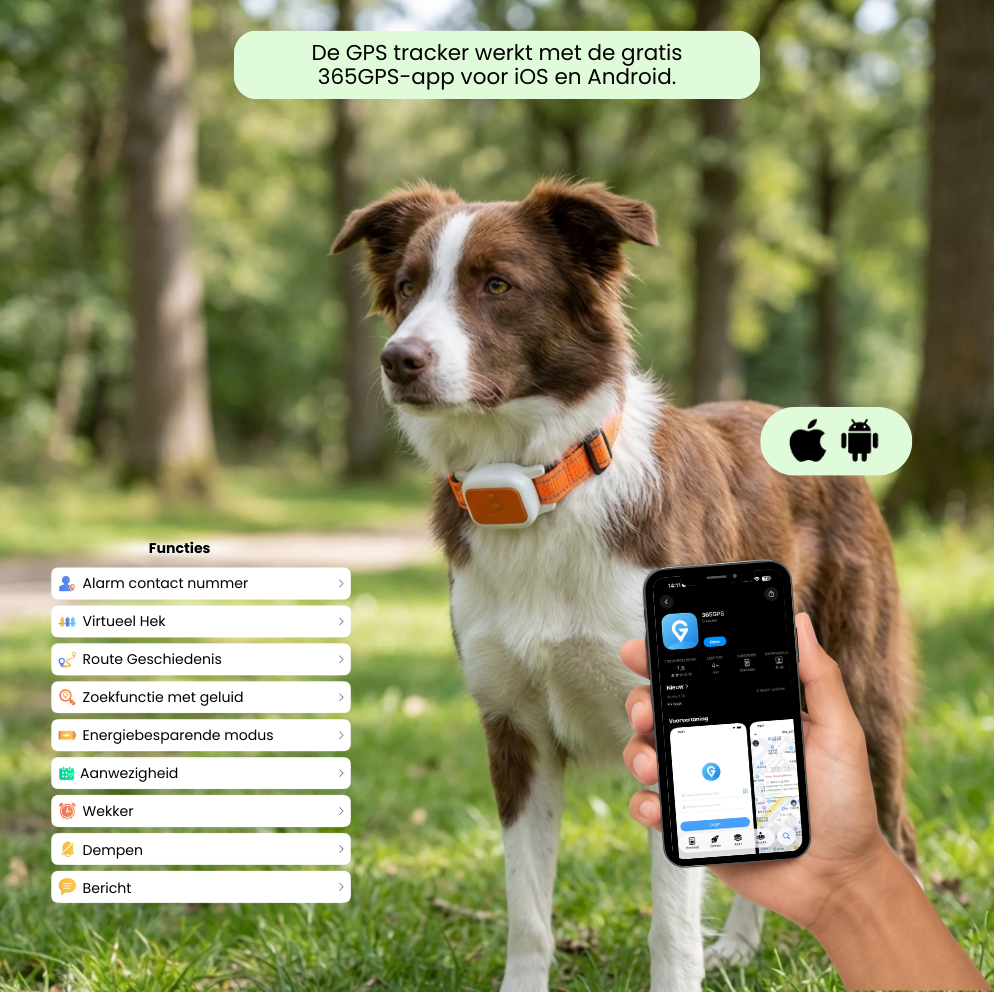 Smart Pet Locator - GPS halsband