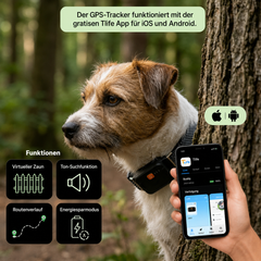 Intelligenter GPS-Tracker für Haustiere