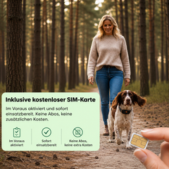 Intelligenter GPS-Tracker für Haustiere